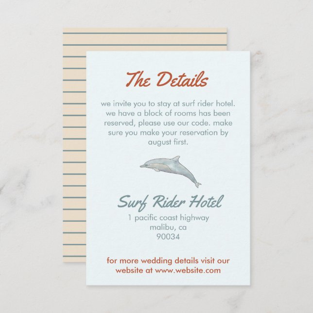 Detaljkort akvarellillustration tack kort (Fram/baksida)