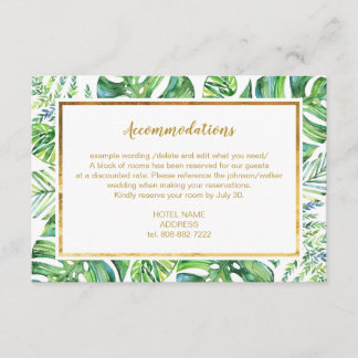 Detaljkort för exotiska vattenfärger växter tilläggskort