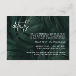 Detaljkort för information om tropisk destination tilläggskort