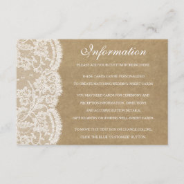 Detaljkort för insamlingen av Kraft & Snöre Bröllo Tilläggskort