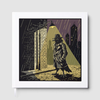 Detective Crow Comics Noir Style Guest Book Gästböcker