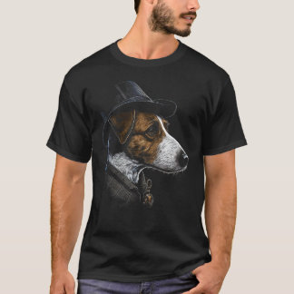 Detective Dog Illustration T Shirt