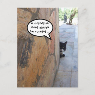 DETECTIVE KATT BAKOM STENVALLEN / Fars dag Vykort