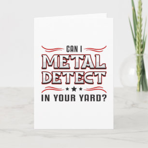 Detectorist Detector Metall upptäcker Funny Gift Kort
