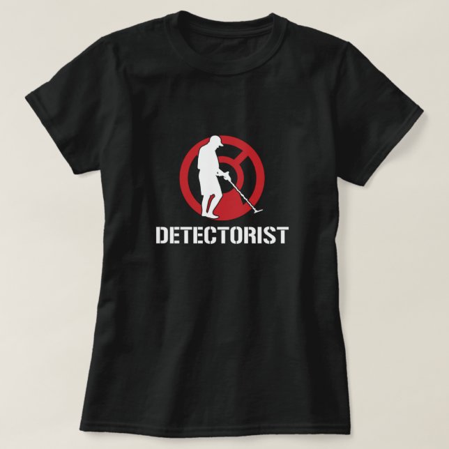 Detectorist Metall Sensor Treasure Hunters Gift T Shirt (Design framsida)