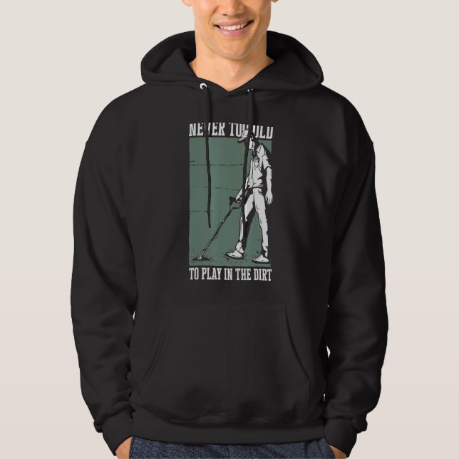 Detekterande av metall 2 hoodie (Framsida)