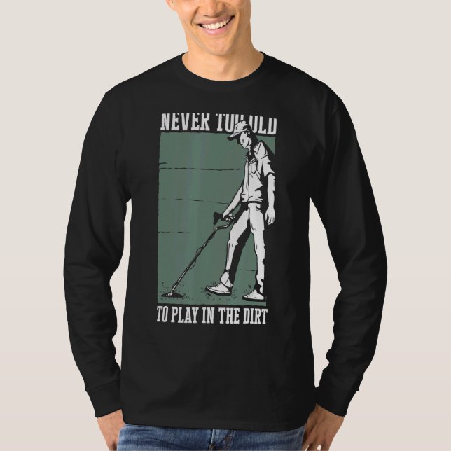 Detekterande av metall 2 t shirt (Framsida)