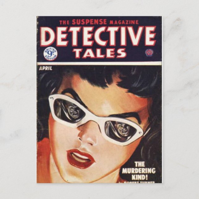 Detektiv 1 vykort (Framsida)