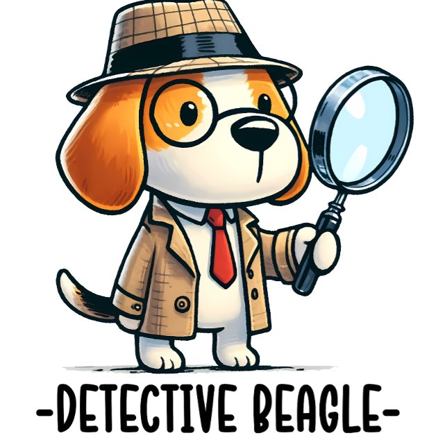 Detektiv Beagle T Shirt (Skapare uppladdad)