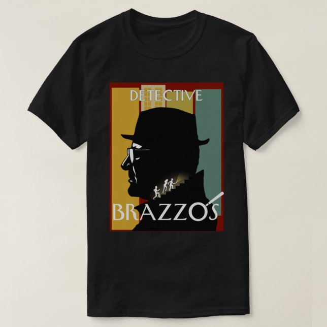 Detektiv Brazzos T Shirt (Design framsida)