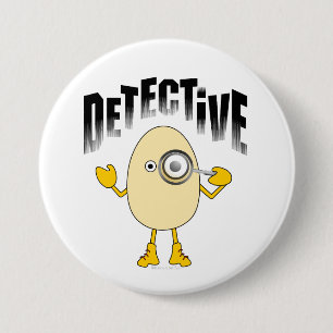 Detektiv Egghead Text Knapp