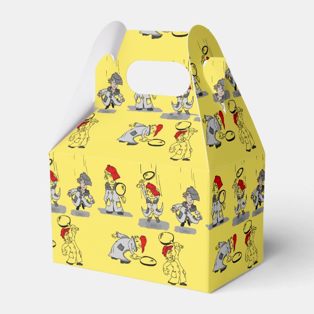 Detektiv Favor Box Presentaskar (Framsidan Sidan)