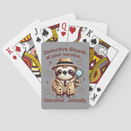 "Detektiv Latmask" Latmask Privatdeckare Casinokort