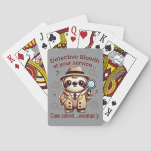 "Detektiv Latmask" Latmask Privatdeckare Casinokort