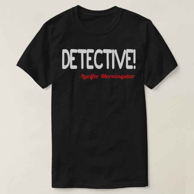 Detektiv Lucifer T Shirt (Design framsida)