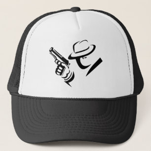 Detektiv- Mobstertruckerkeps Truckerkeps