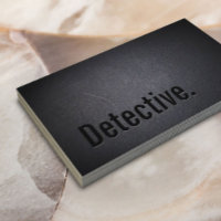 Detektiv Professionell Black Bold Minimum