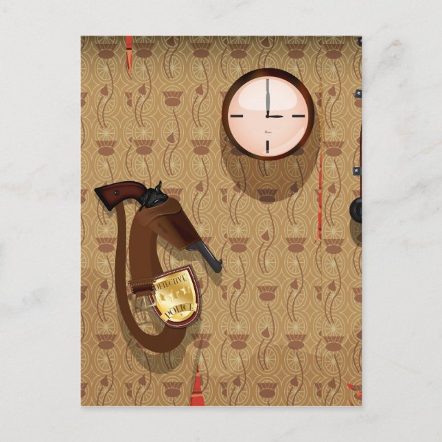 Detektivbyrå Vykort (Framsida)