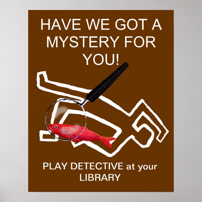 Detektivromaner Poster (Framsidan)