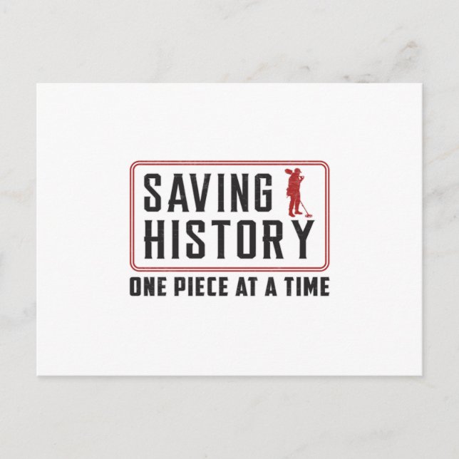 Detektor Detectorist Metall Identifierar Funny Gif Vykort (Framsida)