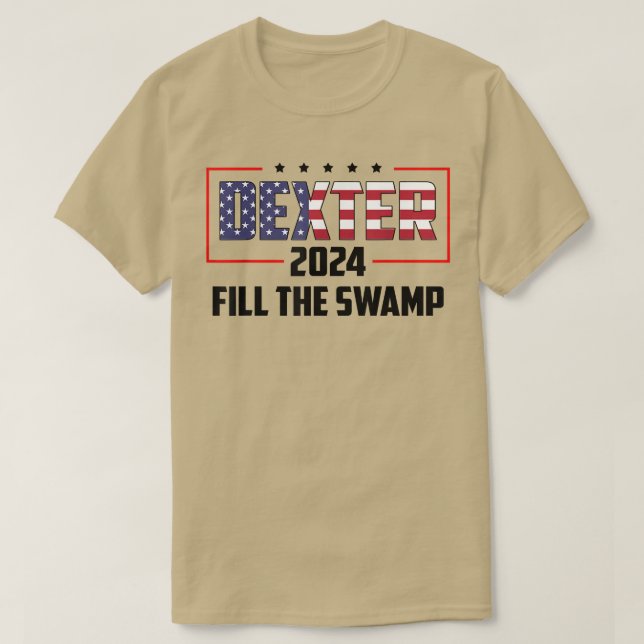 Deter 2024 Fill The Swamp 1747 T Shirt (Design framsida)