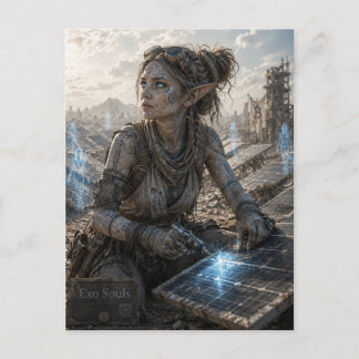 Determination / Solar Engineer / Ruined Solar Farm Vykort