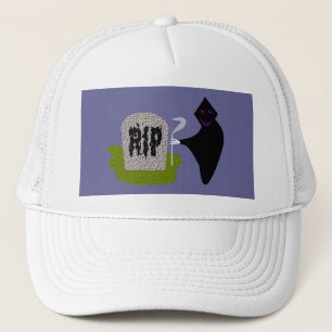 Deth i Cemetery Halloween Hat Keps