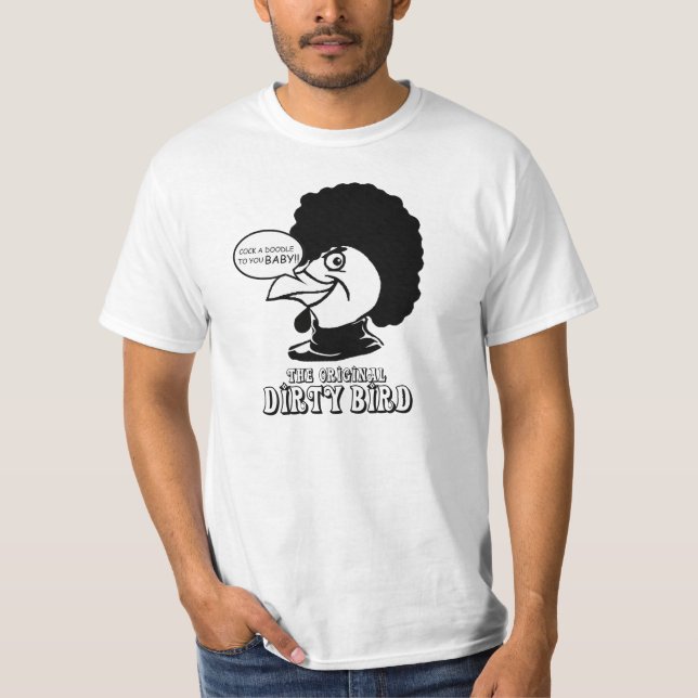 DetKlassade original smutsar ner fågeln Tee Shirt (Framsida)