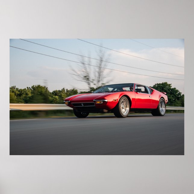 Detomaso Pantera Poster (Framsidan)