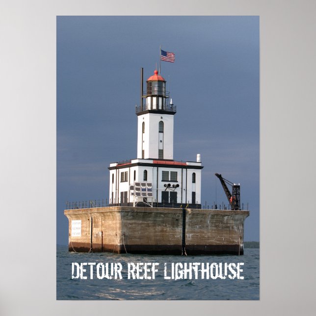 DeTour Reef Lighthouse Poster (Framsidan)