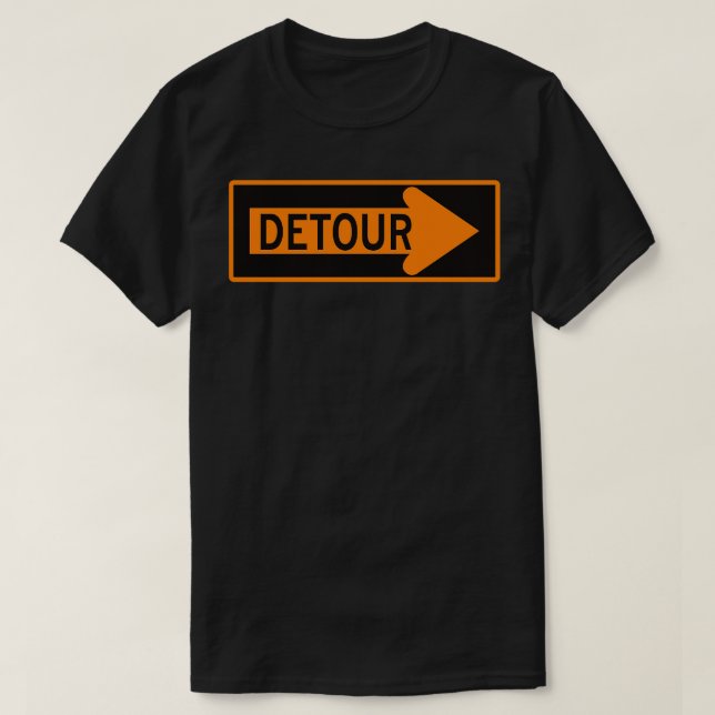 Detour Sign T Shirt (Design framsida)