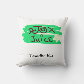 Detox Juice Schild grün Kudde