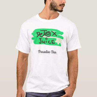 Detox Juice Schild grün T Shirt