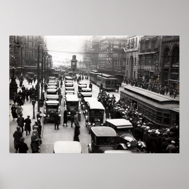 Detroit - 1920-talet poster (Framsidan)