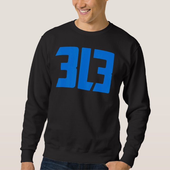 Detroit 313 lång ärmad tröja (Framsida)