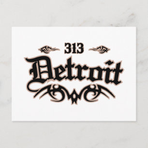 Detroit 313 vykort