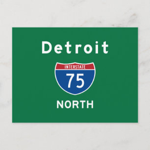 Detroit 75 vykort