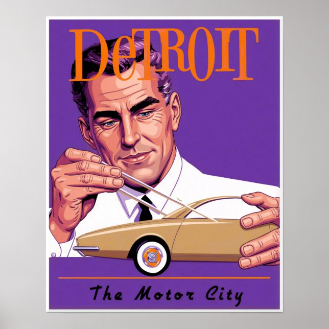 Detroit affisch (Framsidan)