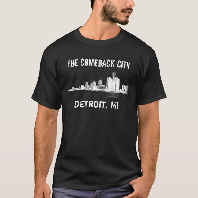 Detroit - återkomststaden t-shirt (Framsida)