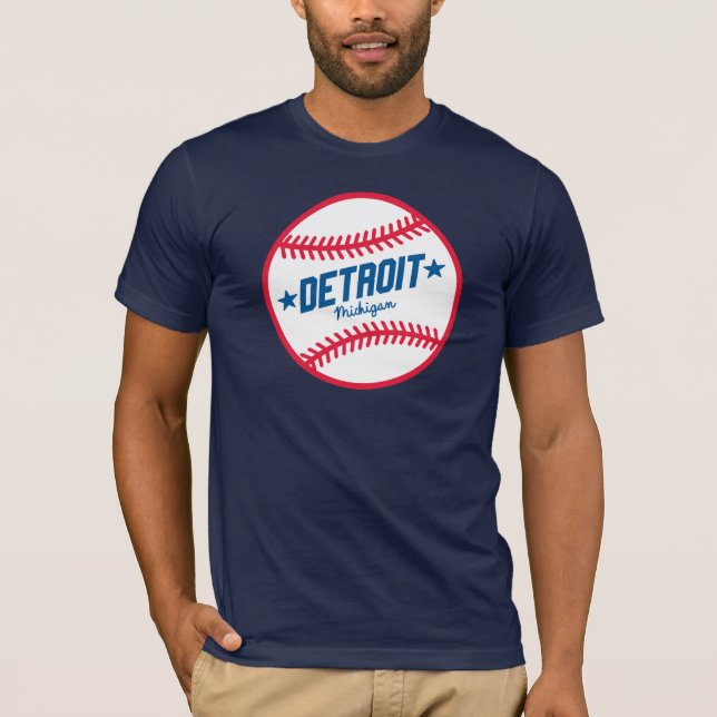 Detroit baseball tee (Framsida)