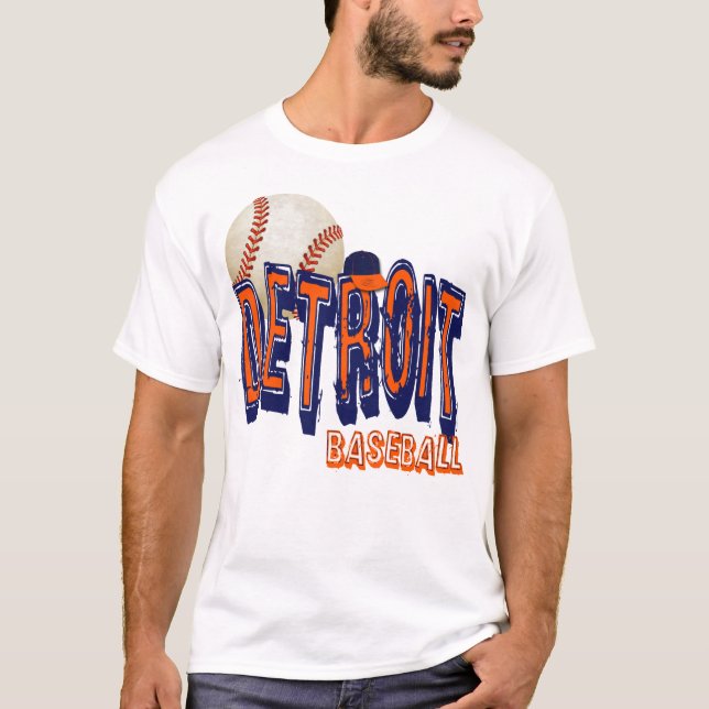 DETROIT BASEBALL TEE SHIRT (Framsida)