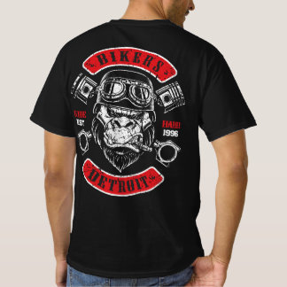 Detroit Biker Motorcycle Gift Chopper Gorilla T Shirt