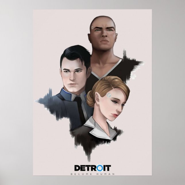 Detroit blir mänskligt poster (Framsidan)