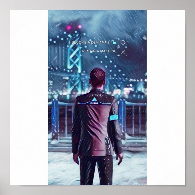 Detroit blir mänskligt poster (Framsidan)