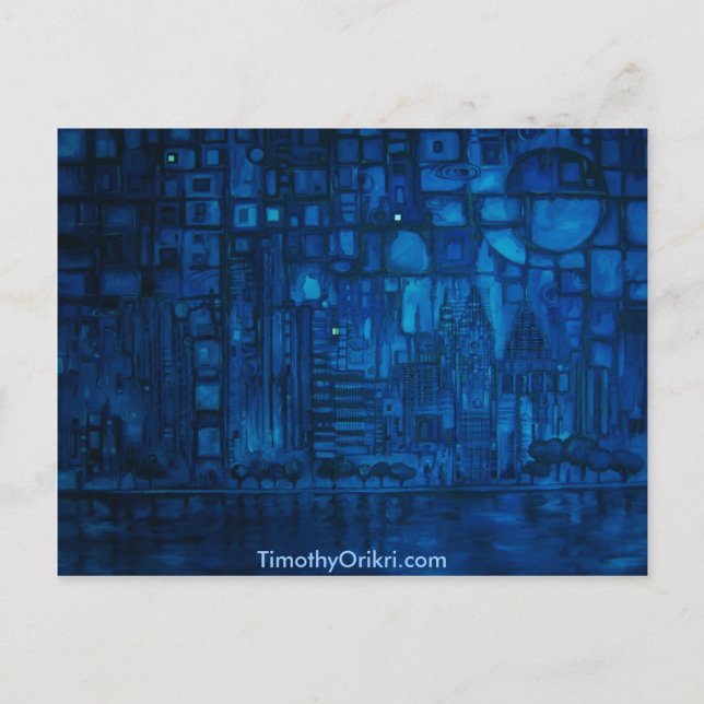 Detroit Blue I - vykort (Framsida)