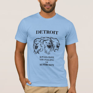 DETROIT BLUE T SHIRT