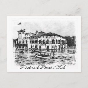 Detroit Boat Klubb Vykort