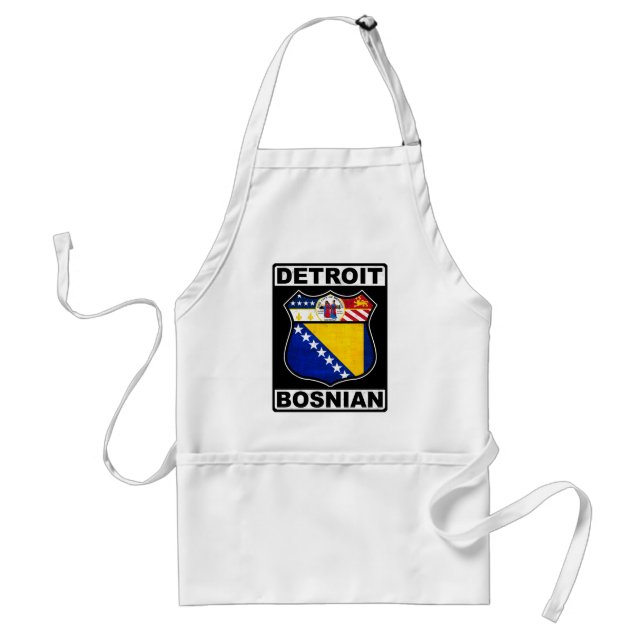 Detroit Bosnian American Apron Förkläde (Framsidan)