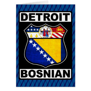 Detroit Bosnian American Card-mall Hälsningskort