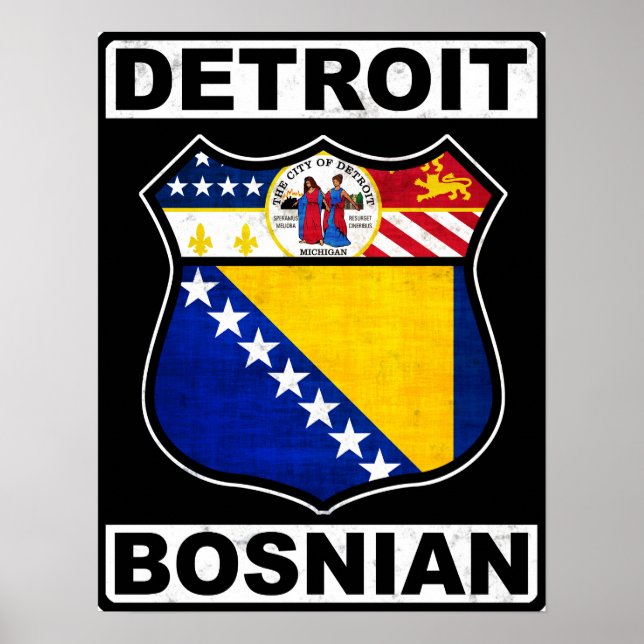 Detroit Bosnian American Poster (Framsidan)